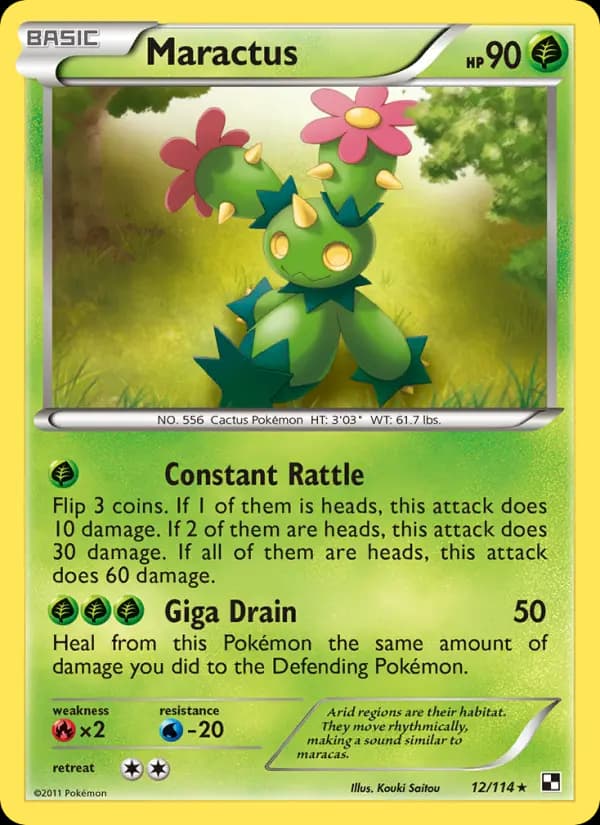 Maractus #12 — Black & White