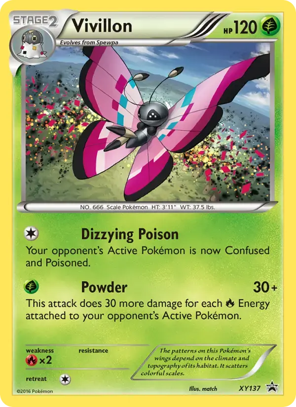 Vivillon #XY137 — XY Promos