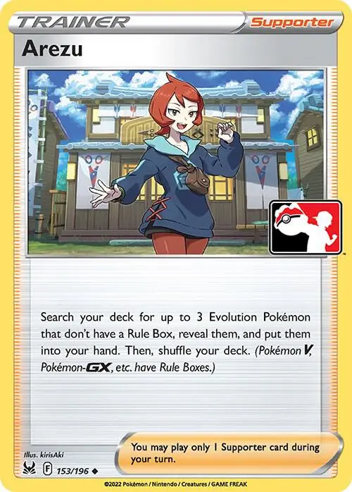 Arezu #153 — Play! Pokémon Prize Pack Series