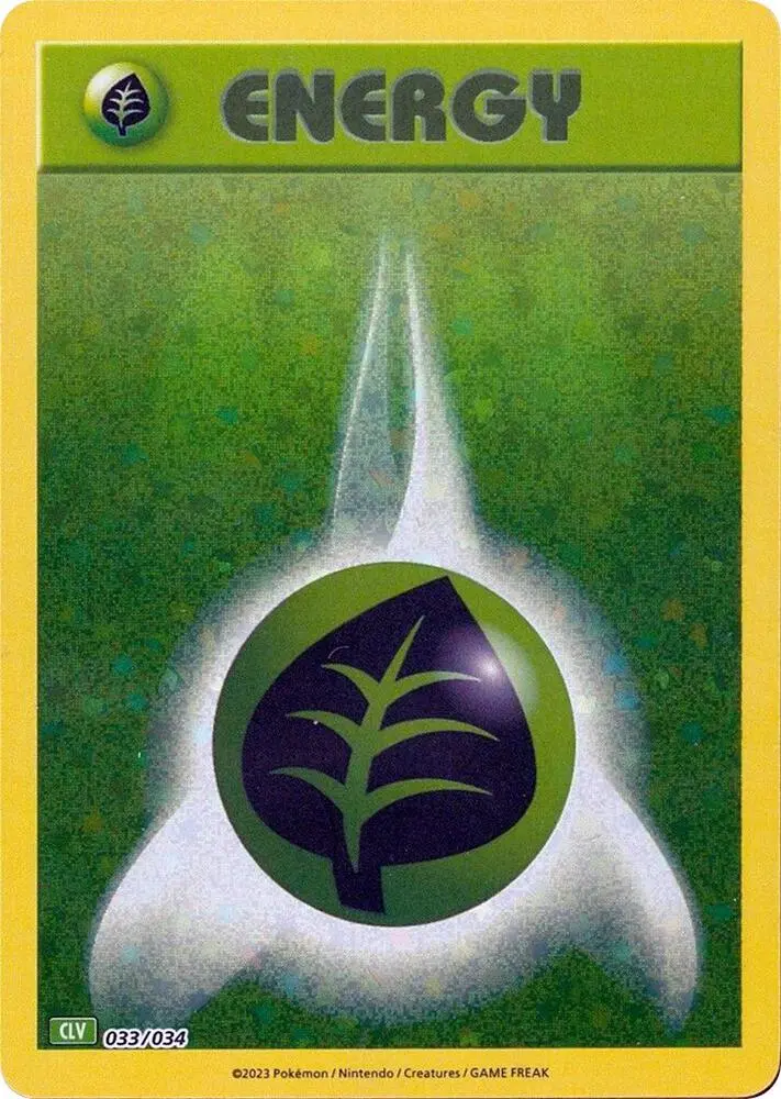 Basic Grass Energy #033 — Trading Card Game Classic — Venusaur Deck