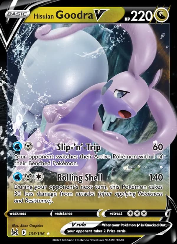 Hisuian Goodra V #135 — Lost Origin