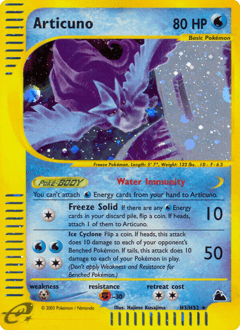 Articuno #H3 — Skyridge