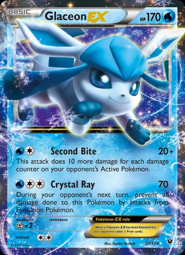 Glaceon EX #20 — Fates Collide