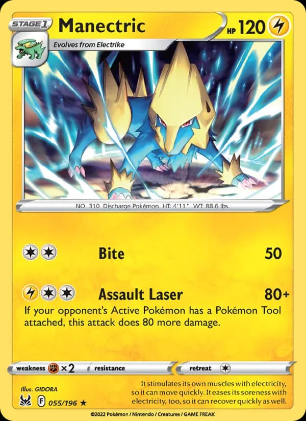 Manectric #055 — Lost Origin