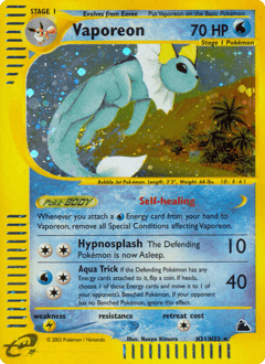 Vaporeon #H31 — Skyridge