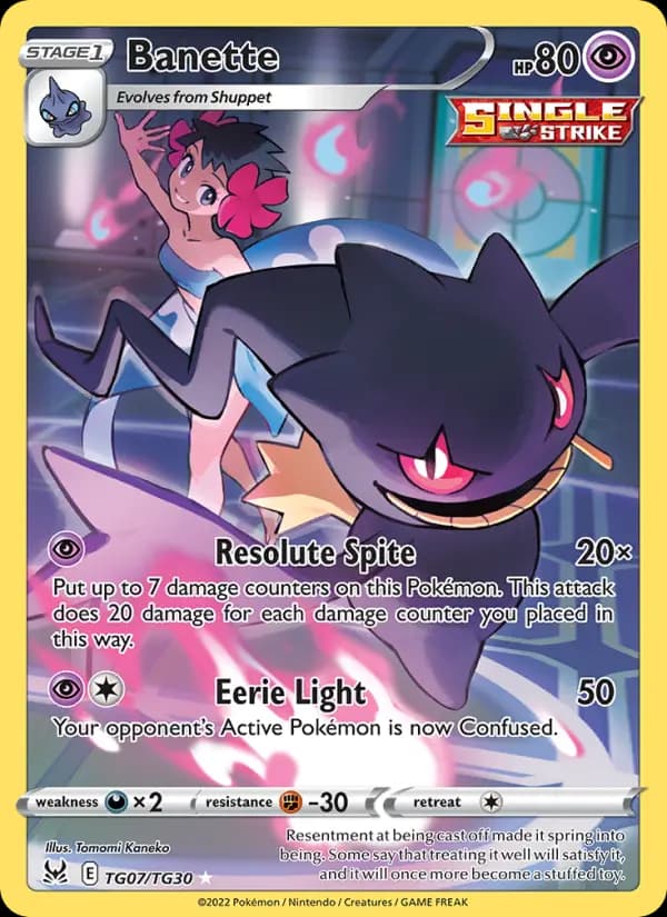 Banette #TG07 — Lost Origin