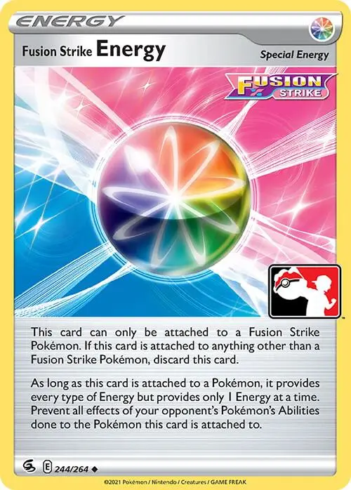 Fusion Strike Energy #244 — Play! Pokémon Prize Pack Series