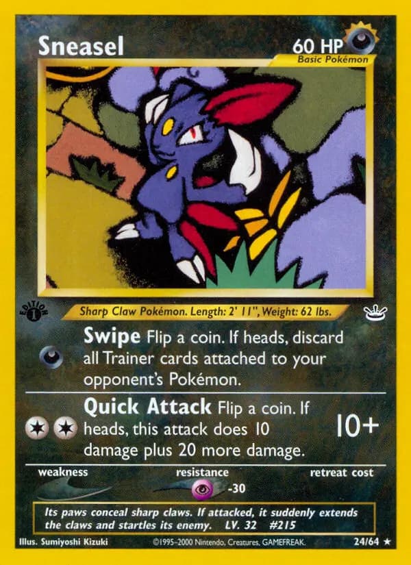 Sneasel #24 — Neo Revelation