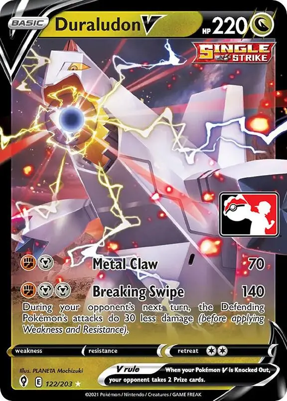 Duraludon V #122 — Play! Pokémon Prize Pack Series