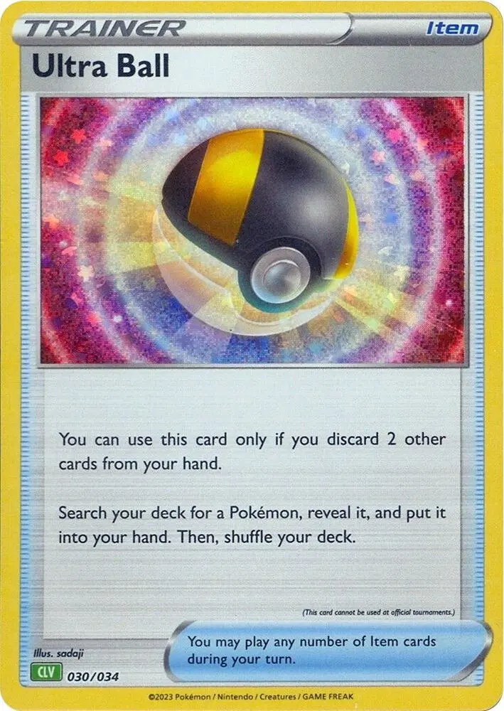 Ultra Ball #030 — Trading Card Game Classic — Venusaur Deck