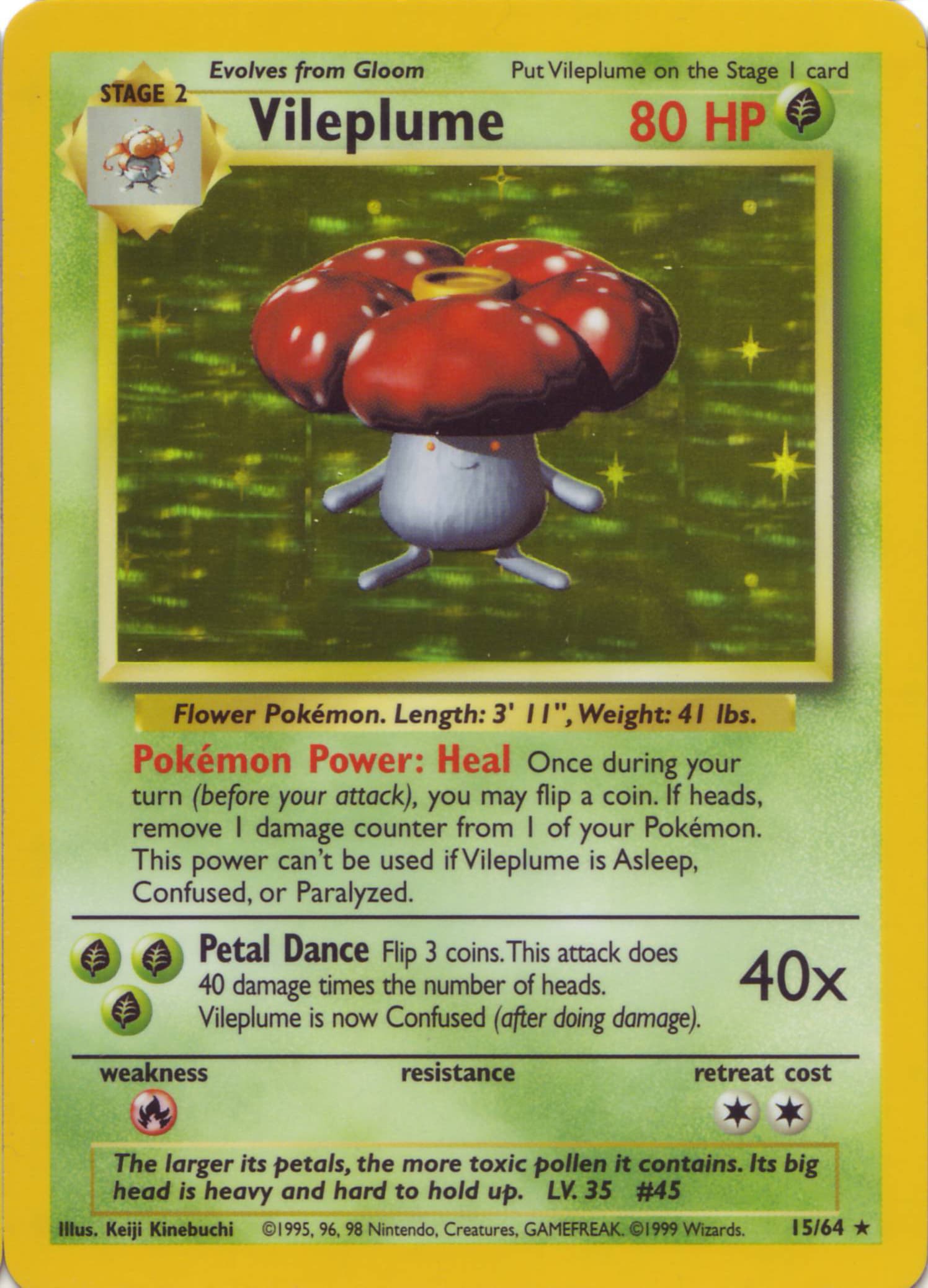 Carte Pokémon ラフレシア #15 — ポケモンジャングル