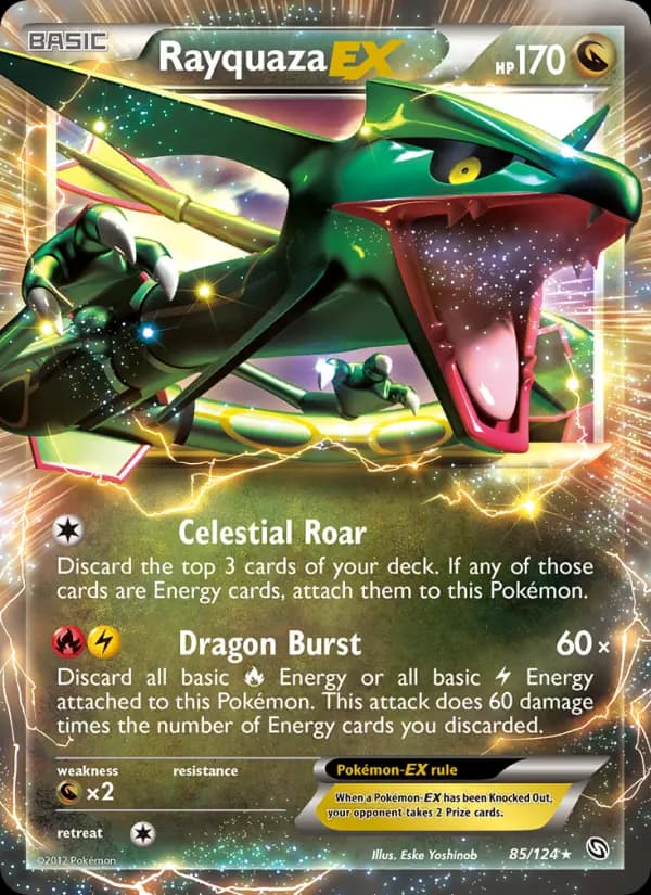 Rayquaza-EX #85 — Dragons Exalted