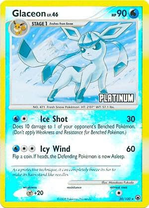 Glaceon #020 — Burger King Promos