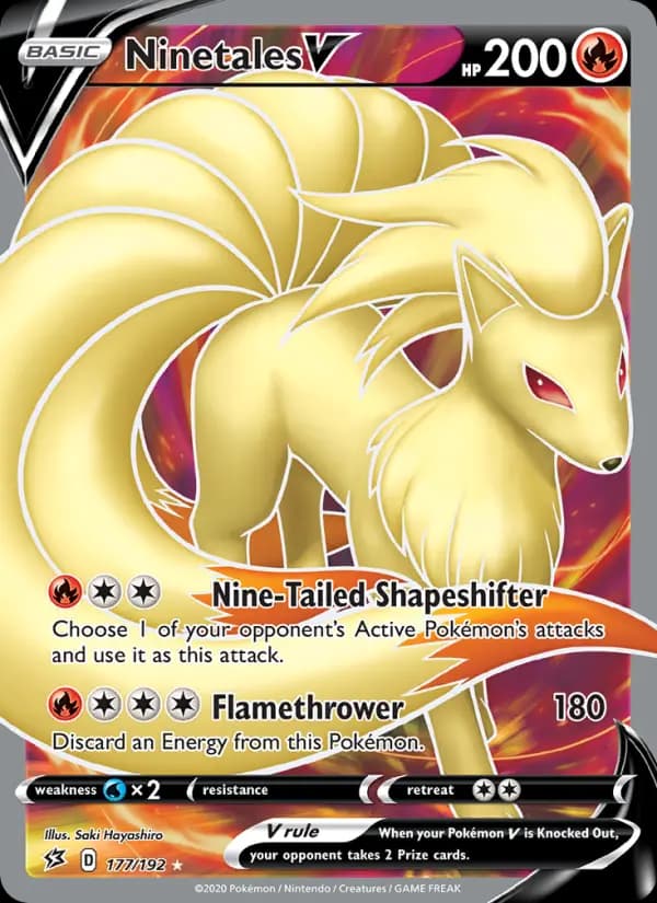 Ninetales V #177 — Rebel Clash