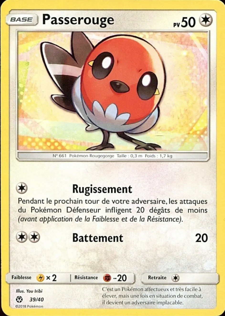 Fletchling #39 — 2018 McDonald's Collection (France)