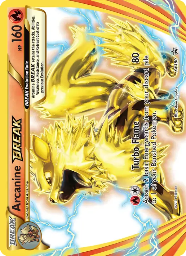 Arcanine BREAK #XY180 — XY Promos