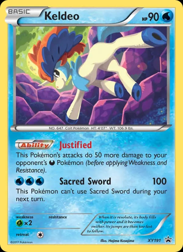 Keldeo #XY191 — XY Promos