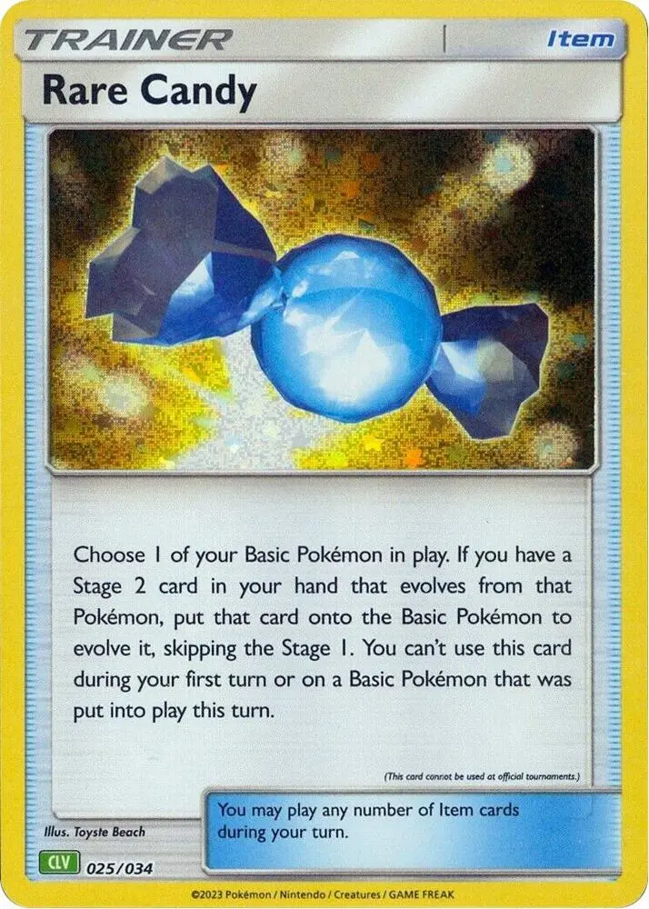 Rare Candy #025 — Trading Card Game Classic — Venusaur Deck