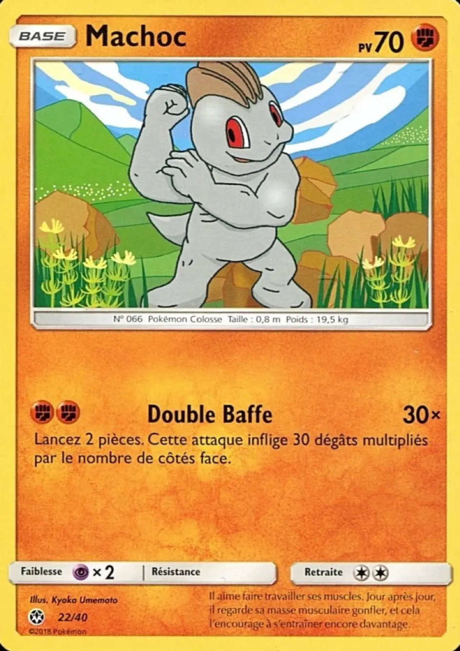 Machop #22 — 2018 McDonald's Collection (France)