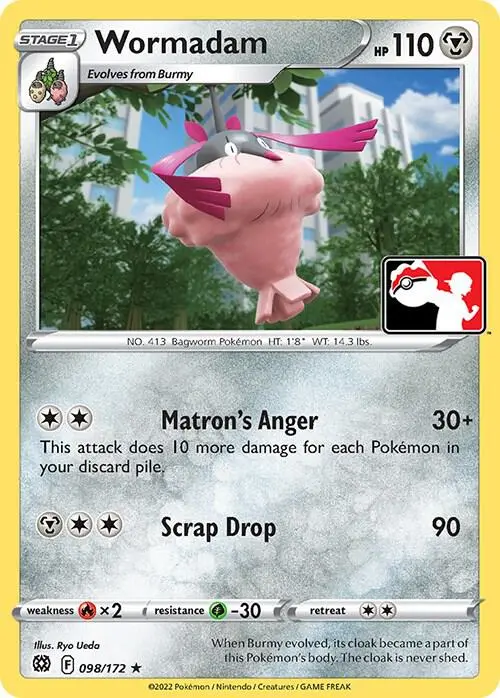 Wormadam #098 — Play! Pokémon Prize Pack Series