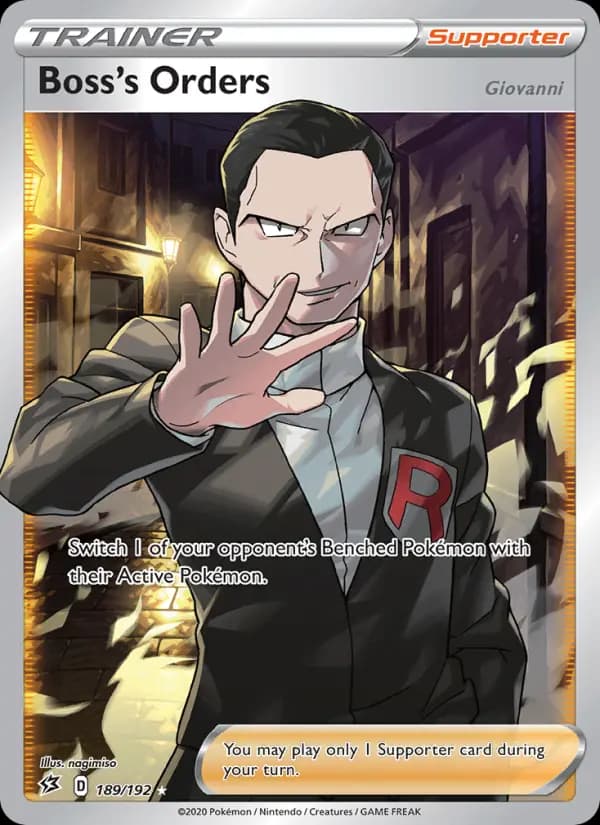 Boss's Orders (Giovanni) #189 — Rebel Clash