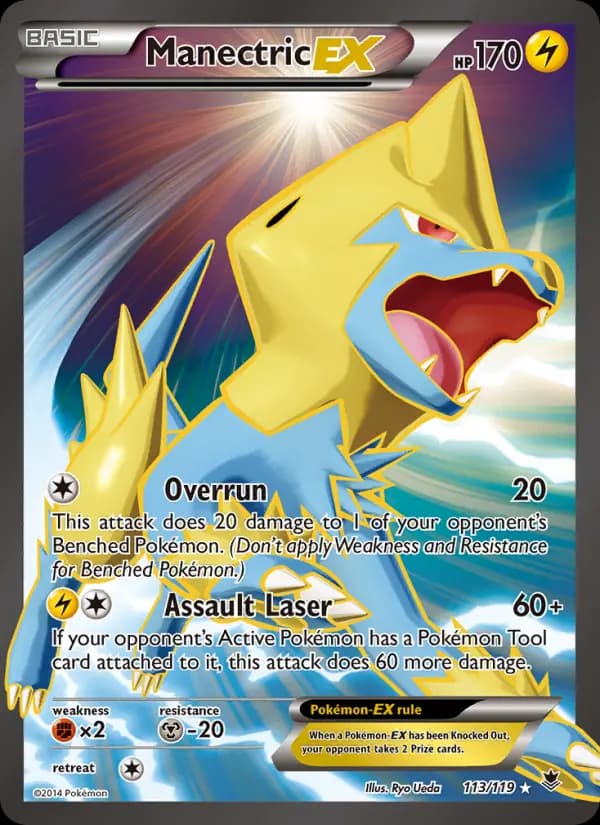 Manectric EX #113 — Phantom Forces
