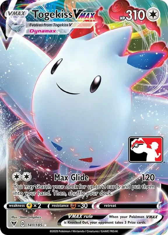 Togekiss VMAX #141 — Play! Pokémon Prize Pack Series