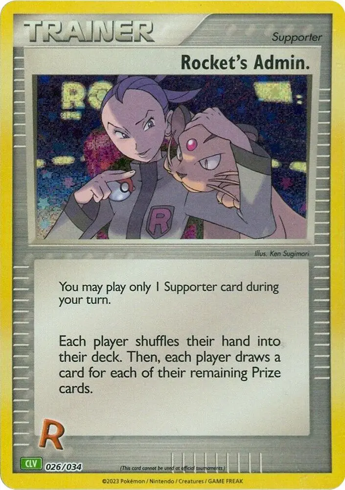 Rocket's Admin. #026 — Trading Card Game Classic — Venusaur Deck