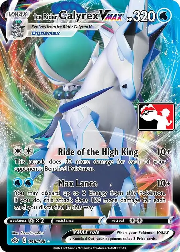 Ice Rider Calyrex VMAX #046 — Play! Pokémon Prize Pack Series