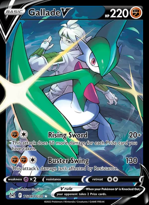Gallade V #TG19 — Lost Origin