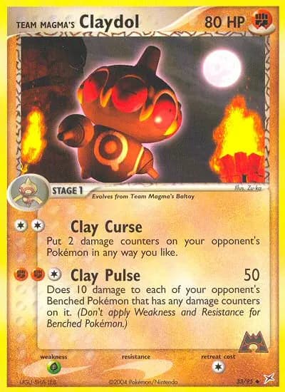 Team Magma's Claydol #33 — Team Magma vs Team Aqua