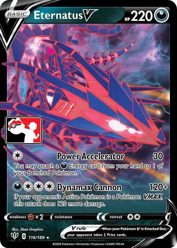 Eternatus V #116 — Play! Pokémon Prize Pack Series
