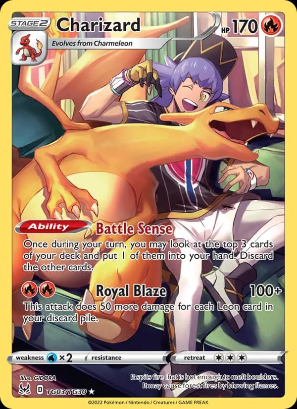Charizard #TG03 — Lost Origin