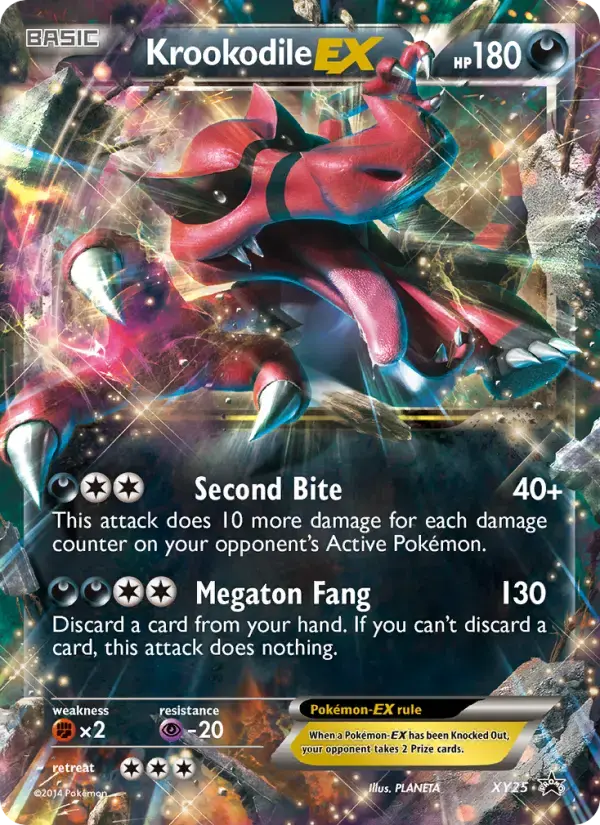 Krookodile EX #XY25 — XY Promos