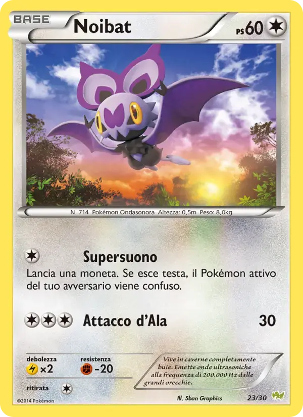 Noibat #23 — XY Trainer Kit (Noivern)