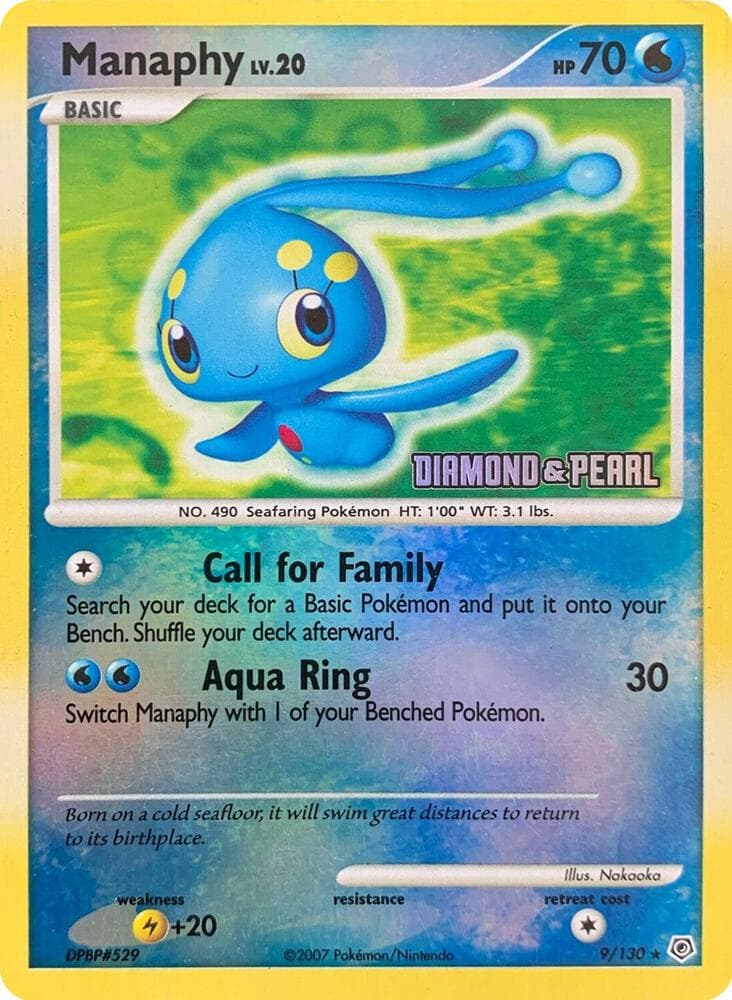 Manaphy #009 — Burger King Promos