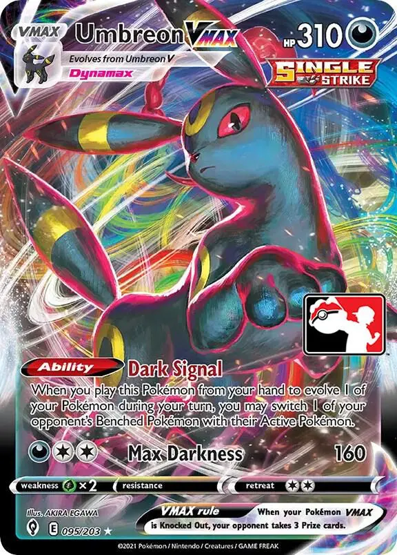 Umbreon VMAX #095 — Play! Pokémon Prize Pack Series