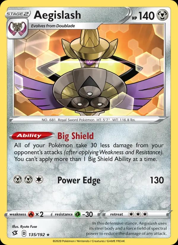 Aegislash #135 — Rebel Clash
