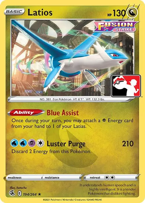 Latios #194 — Play! Pokémon Prize Pack Series