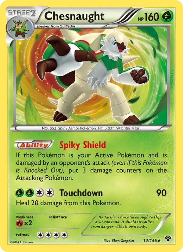 Chesnaught #14 — XY