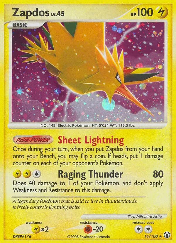Zapdos #14 — Majestic Dawn