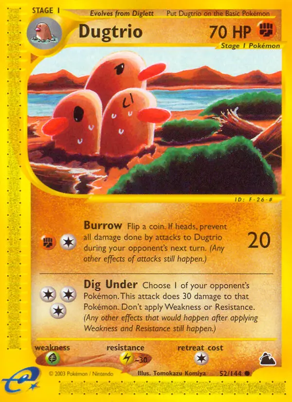 Dugtrio #52 — Skyridge