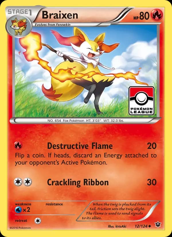 Braixen #12 — Fates Collide