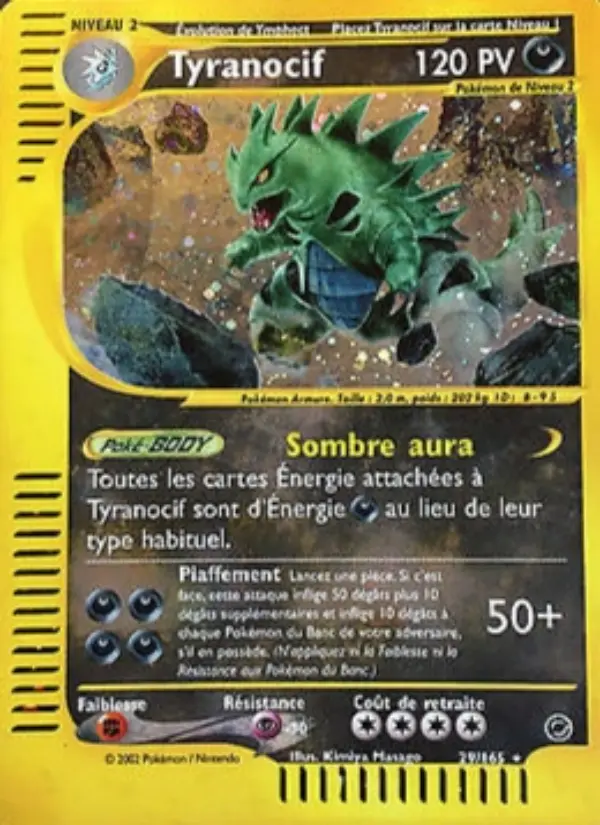 Carte Pokémon Tyranocif #29 — Expédition