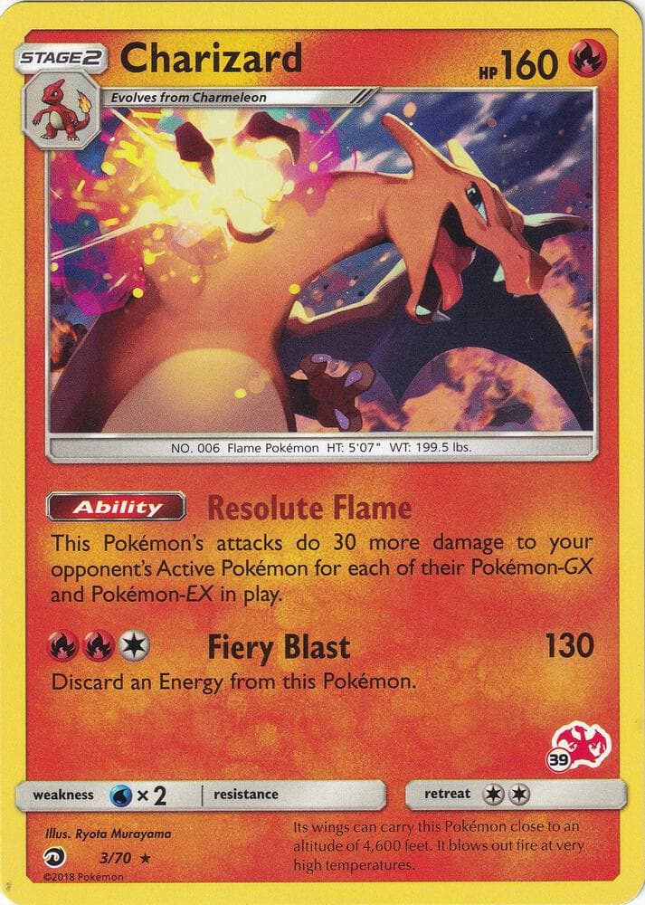Charizard #003 Stamp — Dragon Majesty