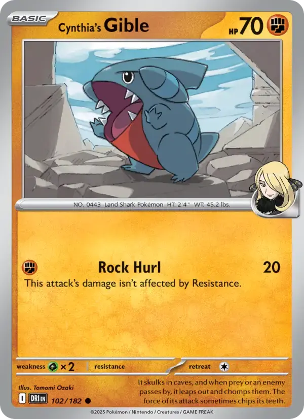 Cynthia's Gible #102 — Destined Rivals
