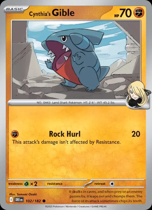 Cynthia's Gible #102 — Destined Rivals