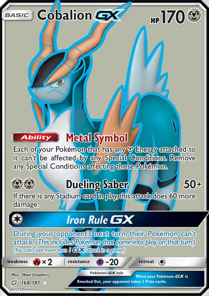Cobalion GX #168 — Team Up