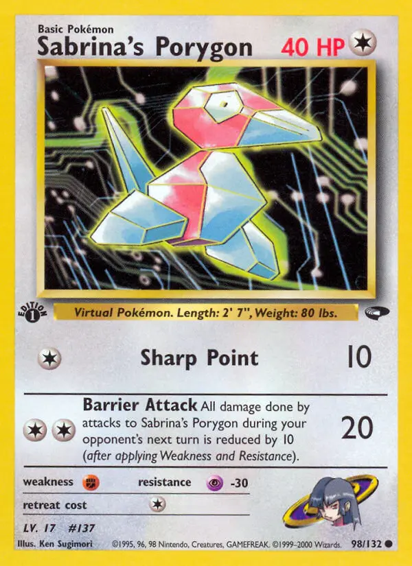 Sabrina's Porygon #98 — Gym Challenge