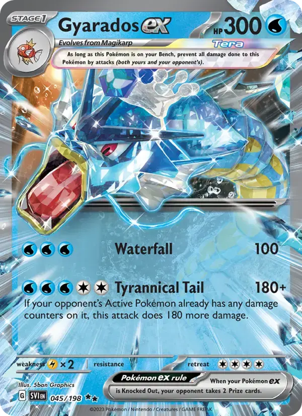 Gyarados ex #045 — Scarlet & Violet